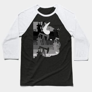 Bison Profile - Pumpjacks Baseball T-Shirt